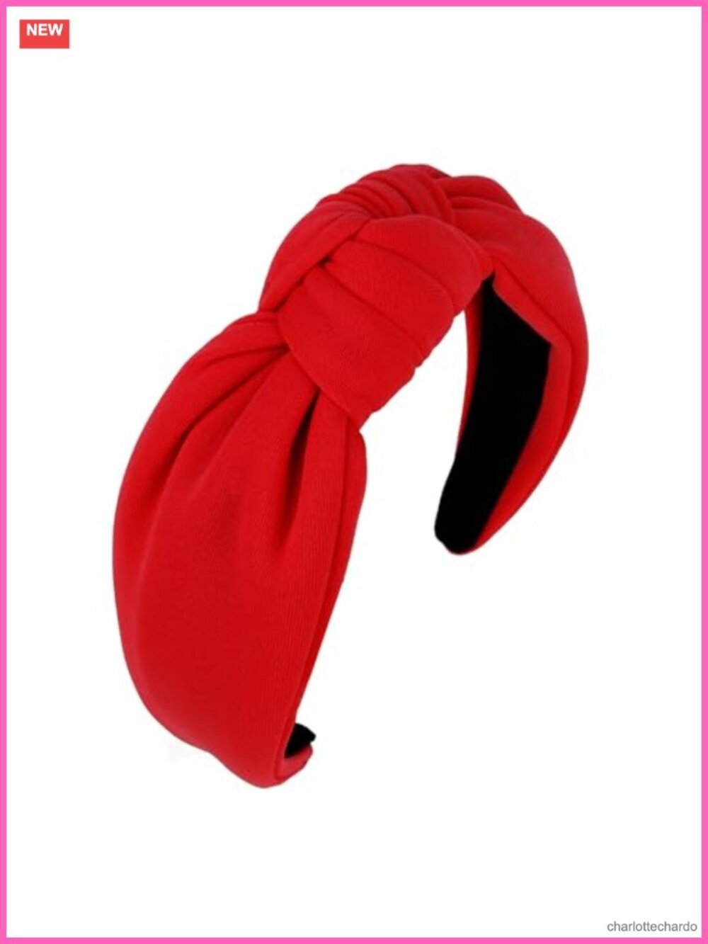 Knotted Headband for Women Wide Fabric Hair Accessory Non Slip